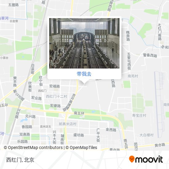 西红门地图