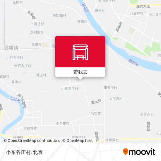 小东各庄村地图