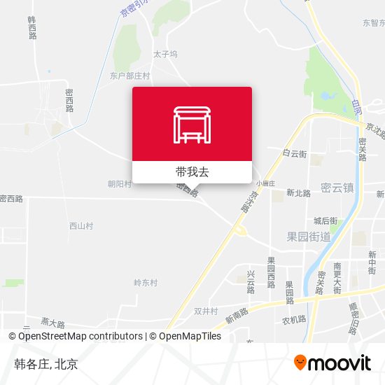 韩各庄地图