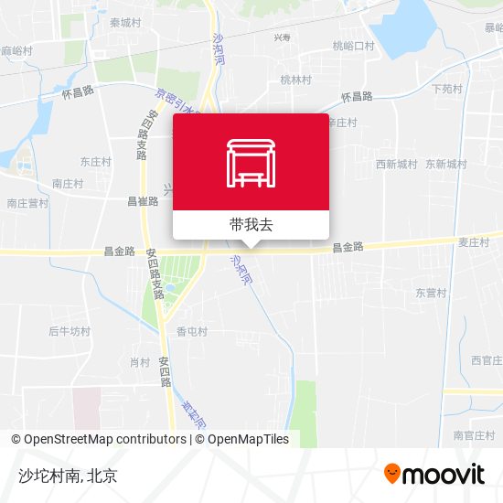 沙坨村南地图
