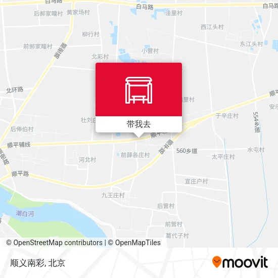 顺义南彩地图