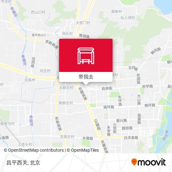 昌平西关地图