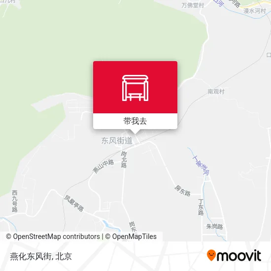 燕化东风街地图