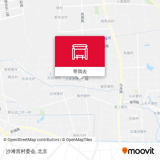 沙滩营村委会地图