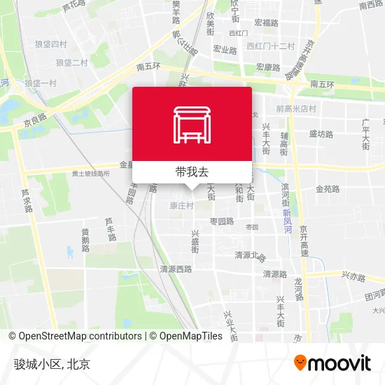 骏城小区地图