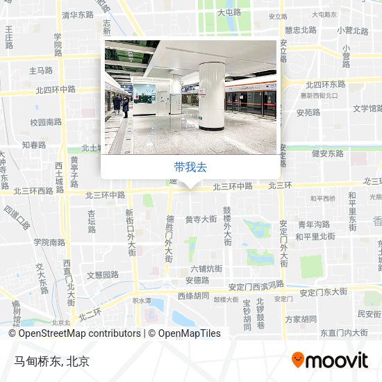 马甸桥东地图