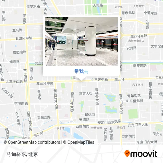 马甸桥东地图