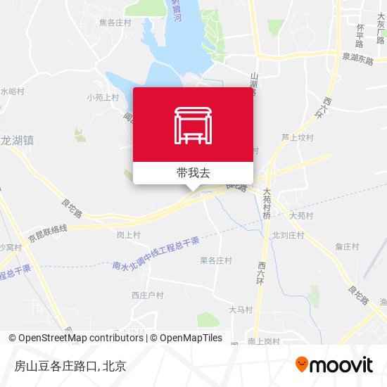 房山豆各庄路口地图