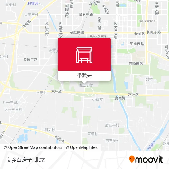 良乡白房子地图