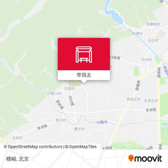 檀峪地图