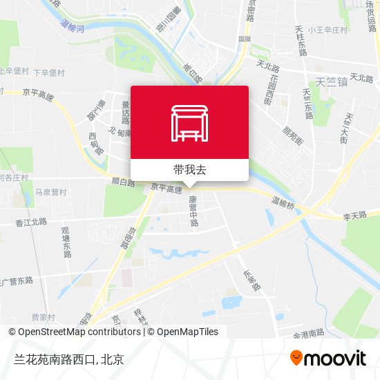 兰花苑南路西口地图