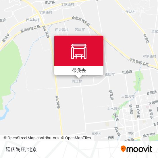 延庆陶庄地图