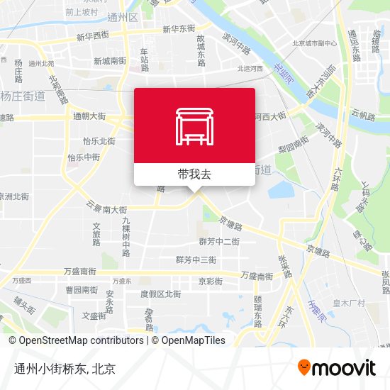 通州小街桥东地图