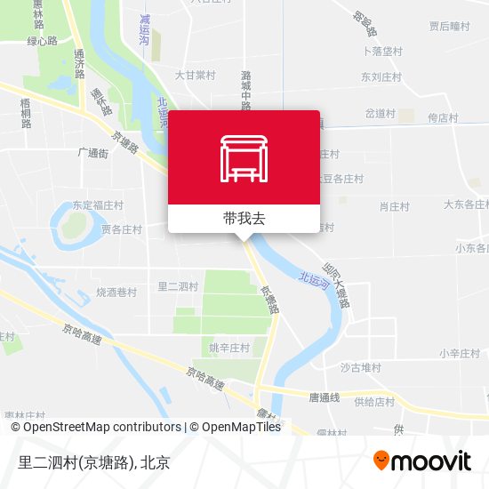 里二泗村(京塘路)地图
