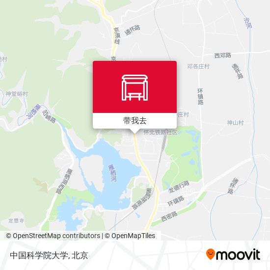 中国科学院大学地图