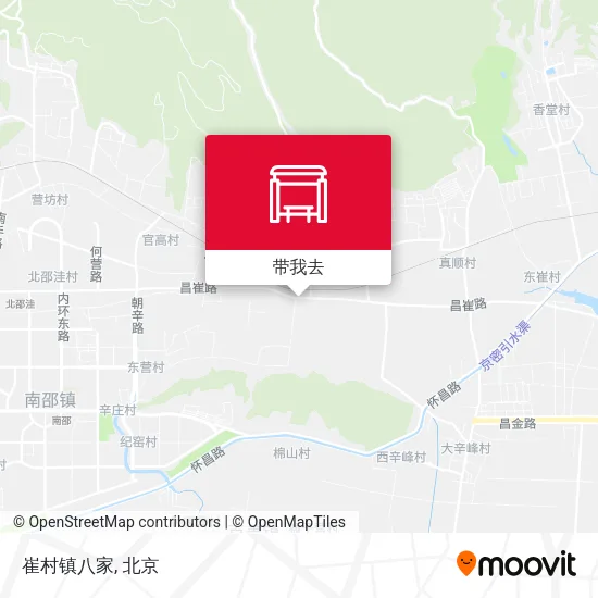 崔村镇八家地图