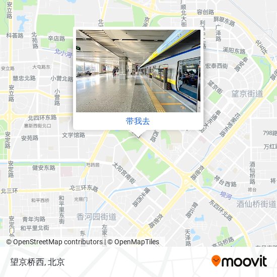 望京桥西地图
