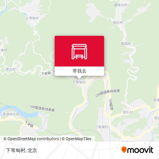 下苇甸村地图