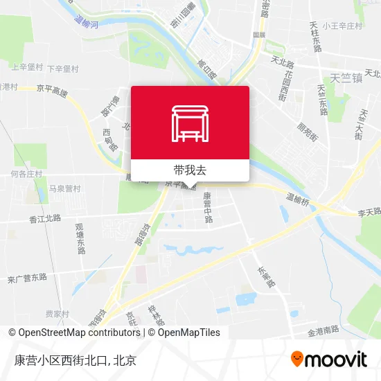 康营小区西街北口地图