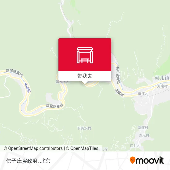 佛子庄乡政府地图