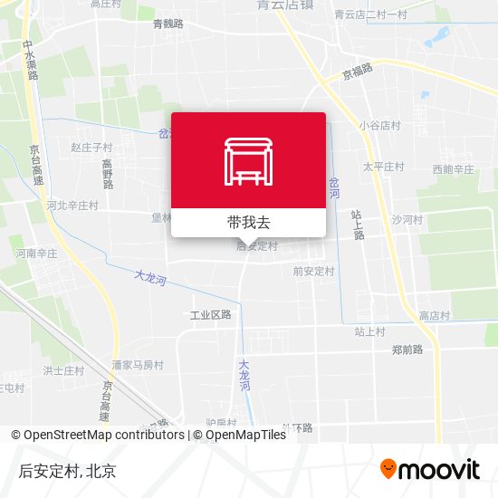 后安定村地图