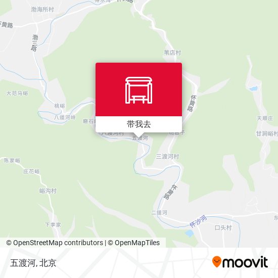 五渡河地图
