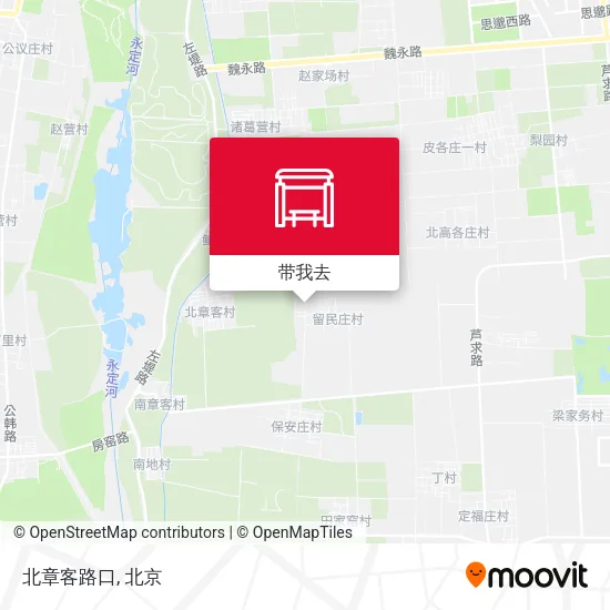 北章客路口地图