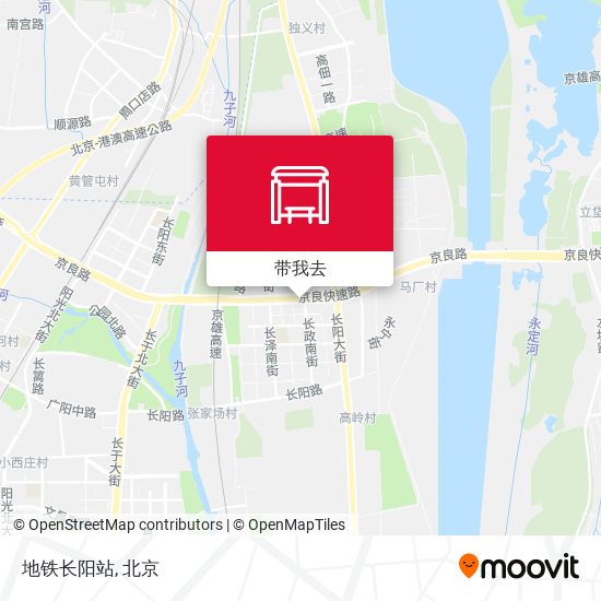 地铁长阳站地图