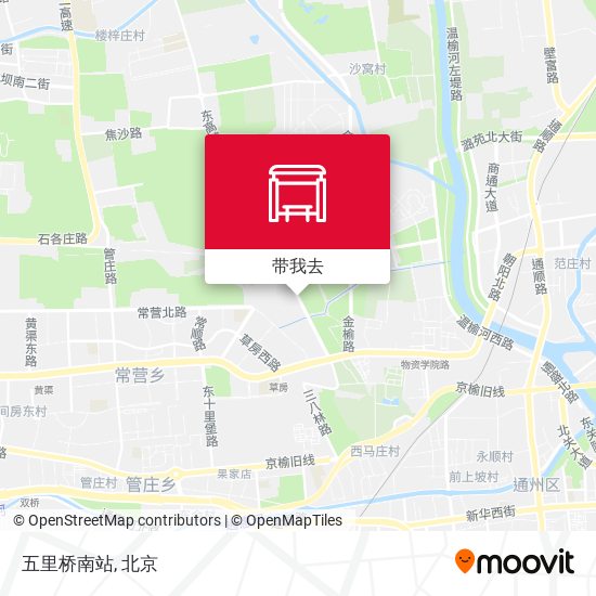 五里桥南站地图