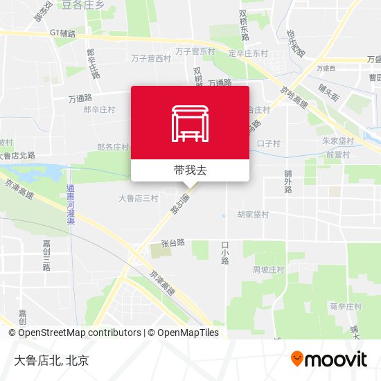 大鲁店北地图