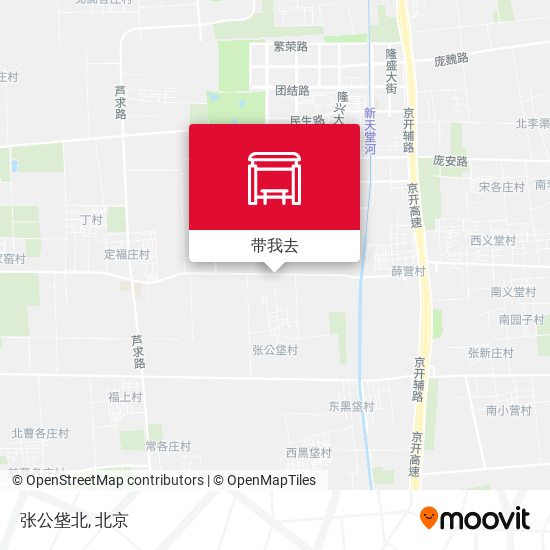 张公垡北地图