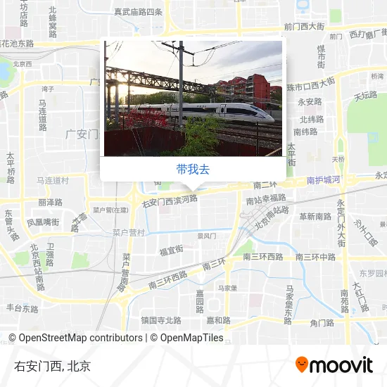 右安门西地图