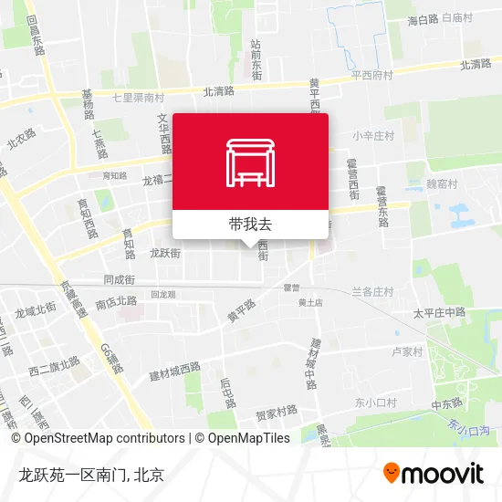 龙跃苑一区南门地图