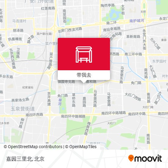 嘉园三里北地图