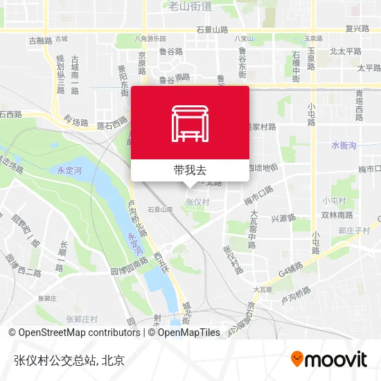 张仪村公交总站地图