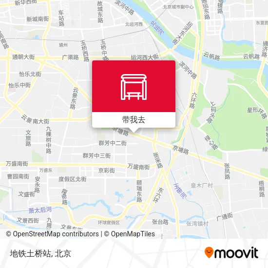 地铁土桥站地图