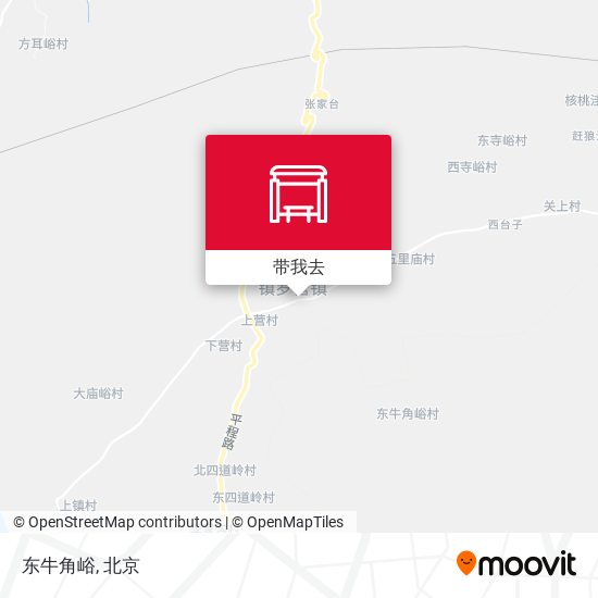东牛角峪地图