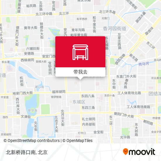 北新桥路口南地图
