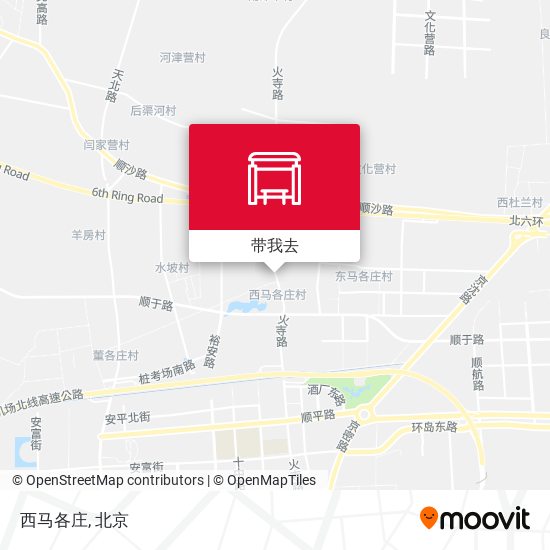 西马各庄地图