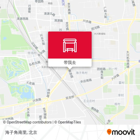 海子角南里地图