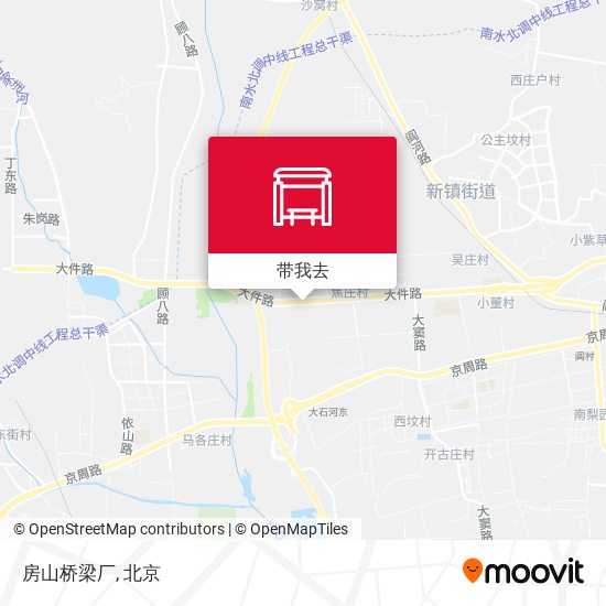 房山桥梁厂地图