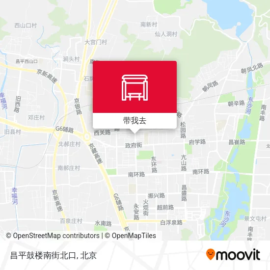 昌平鼓楼南街北口地图