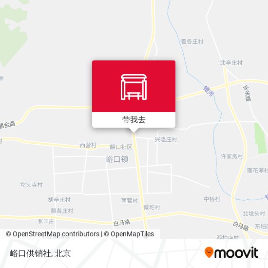 峪口供销社地图