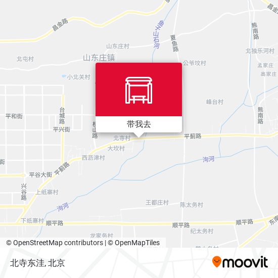 北寺东洼地图