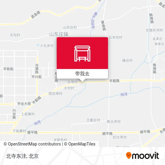 北寺东洼地图