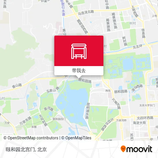 颐和园北宫门地图