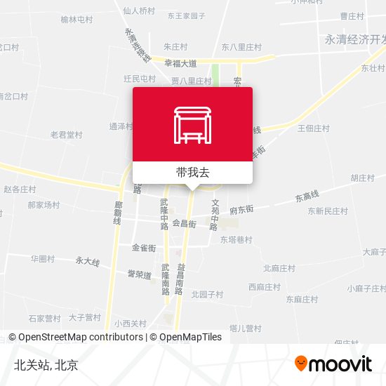 北关站地图