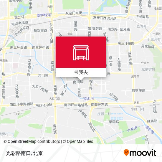 光彩路南口地图