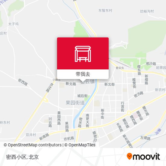 密西小区地图