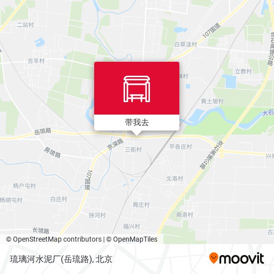 琉璃河水泥厂(岳琉路)地图